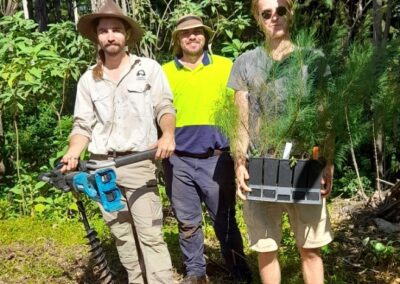 Tree planting team